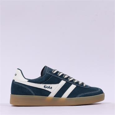 Gola Viper 78 Retro Gumsole Trainer - Dark Teal Combi